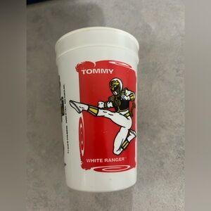 Mighty Morphin Power Rangers White Ranger 1994 Cup